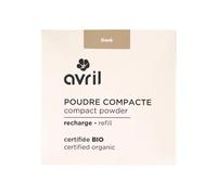 Avril Poudre Compacte Bio - Poudre Visage Naturelle Vegan, Certifiée Cosmos Organic, Fini Mat et Uniforme (Doré)