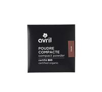 Avril - Poudre Compacte Bio - Texture Soyeuse - Unifie et Matifie le Teint - Vegan, Certifié Bio Ecocert - Fabriqué en France - Recharge 11g