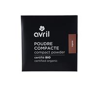 Avril - Poudre Compacte Bio - Texture Soyeuse - Unifie et Matifie le Teint - Vegan, Certifié Bio Ecocert - Fabriqué en France - Recharge 11g