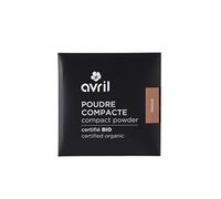 Avril - Poudre Compacte Bio - Texture Soyeuse - Unifie et Matifie le Teint - Vegan, Certifié Bio Ecocert - Fabriqué en France - Recharge 11g