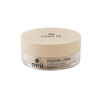 Avril Poudre Libre Bio Rechargeable - Poudre Visage Naturelle Vegan, Boîtier Inclus, Certifiée Cosmos Organic (Peau médium à foncée)