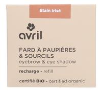 Avril Recharge Fard à Paupières & Sourcils - Etain irisé Maquillage 3 g