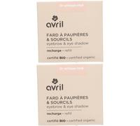 Avril Recharge Fard à Paupières & Sourcils - Or antique irisé Maquillage 2x3 g