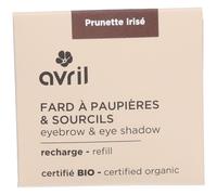 Avril Recharge Fard à Paupières & Sourcils - Prunette irisé Maquillage 3 g