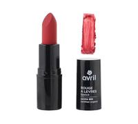 Avril Rouge à Lèvres Bio - Couleur Intense et Confort - Longue Tenue - Maquillage Lèvres Certifié Bio (Litchi)