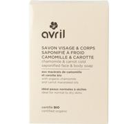 Avril Savon Visage & Corps Saponifié à Froid - Camomille & Carotte