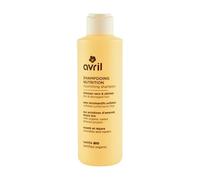 Avril Shampooing Nutrition Bio 250 ml - Cheveux Secs, Abîmés & Fourchus - Aux Protéines d'Amande Douce, Beurre d'Abricot & Huile d'Avocat - Sans Sulfates - Certifié COSMOS Organic - Vegan