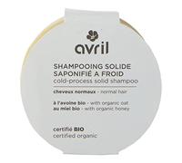 Avril - Shampooing Solide Cheveux [TYPE] Bio - 100% d'Origine Naturelle - Produit Vegan, Certifié Bio Ecocert - Fabriqué en France - 85g