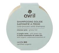 Avril - Shampooing Solide Saponifié à Froid, Cheveux Bio - 100% d'Origine Naturelle - Produit Vegan, Certifié Bio Ecocert - Fabriqué en France (Cheveux gras)