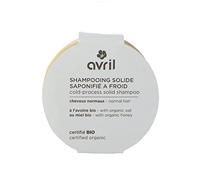 Avril - Shampooing Solide Saponifié à Froid, Cheveux Bio - 100% d'Origine Naturelle - Produit Vegan, Certifié Bio Ecocert - Fabriqué en France - 85g