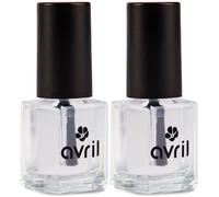 AVRIL Vernis 2 en 1 Base + Top Coat À Ongles 2x7 ml