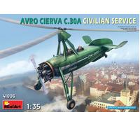 Avro Cierva C.30a Civil Service Hélicoptère 1:3 5 Plastique Model Kit Miniart