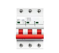 AVSBBYEPS Disjoncteur triphasé MCB 6a 10a 16a 20a 25a 32a 40a 50a 63a 220V Mini disjoncteur Courbe C(20a)