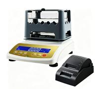 AVSMGP 300g/0.0001g/cm Détecteur Pureté l'or + Imprimante D'étiquettes, Analyseur Numérique Métaux Précieux Testeur Électronique Pureté Or Et Argent pour Bijoux, Lingots Et Pièces Monnaie