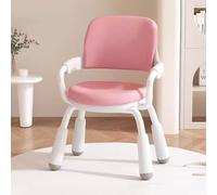 AVSMGP Chaise De Bureau pour Enfants avec Accoudoirs, Réglable en Hauteur Correction De La Posture Assise - pour Garçons Et Filles De 3 À 18 Ans - sans Installation,Rose,Regular Height