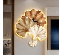 AVSMGP Horloge Murale Décorative 3D avec Télécommande Et Éclairage LED Réglable, Sculpture Murale Moderne pour Salon, Chambre À Coucher, Décoration Intérieure,C,40CM/15.75"