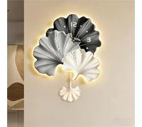 AVSMGP Horloge Murale Décorative 3D avec Télécommande Et Éclairage LED Réglable, Sculpture Murale Moderne pour Salon, Chambre À Coucher, Décoration Intérieure,B,40CM/15.75"