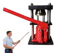 AVSMGP Sertisseuse De Flexibles À Vérin, Presse Hydraulique D'établi pour Flexibles 6 À 32 Mm, Outil De Sertissage Hydraulique Manuel Robuste pour Usage Agricole Et Industriel,8 Teeth