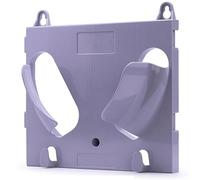 AVSMGP Support Mural pour Casques De Chantier en ABS Présentoir pour Casques De Sécurité pour Ouvrier du Bâtiment, Atelier, Usine, Caserne De Pompiers, Garage,Gris,3pcs