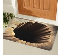 AVSMGP Tapis 3D Effet Trou sans Fond, Illusion D'optique, Paillasson D'entrée Intérieur/Extérieur pour Décoration D'intérieur, Jardin, Sol, Terrasse, Facile À Nettoyer,C,80 * 120CM/2'7" × 3'11"