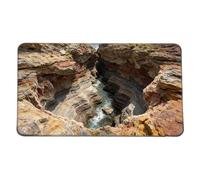 AVSMGP Tapis À Illusion D'optique 3D-Motif Trou Noir, Paillasson Lavable Et Antidérapant- Tapis Tissé À Poils Ras- pour Salon, Chambre, Entrée Et Décoration D'intérieur,B,40 * 60CM/1'4" × 2'0"