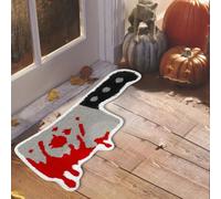 AVSMGP Tapis De Bain Halloween Couteau Sanglant, Tapis De Bain Antidérapant Thème Horreur, pour Douche, Décoration De Fête, Passionnés d'horreur,A,200x300cm/78x118