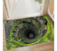 AVSMGP Tapis Illusion 3D - Tapis À Illusion D'optique Lavable en Machine pour L'entrée,Salle Bain,Escaliers,Salle Jeux,Salon,Antidérapant,B,2'0"x3'0"/60x90cm