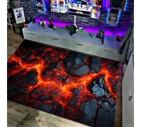 AVSMGP Tapis Illusion 3D, Tapis Effet Vortex Optique avec Un Rendu Visuel Réaliste, pour Salon, Chambre, Entrée, Décoration Facile d'entretien, G,4'7"x6'7"/140x200cm