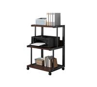 AVStandMobile Étagère audiovisuelle au sol pour imprimante à poser au sol pour salon, studio, bureau (couleur 4)