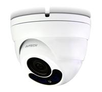 Avtech 634771 Telecamera IP Dome H.265 IR da 2 MP da Soffitto Starlight Obiettivo Motorizzato, DGM2443SVSE Bianco