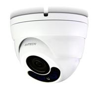 Avtech 634771 Telecamera IP Dome H.265 IR da 2 MP da Soffitto Starlight Obiettivo Motorizzato, DGM2443SVSE Bianco