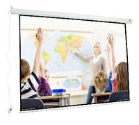 Avtek International Wall Electric 240 écran de projection Blanc 4:3 - Écrans de projection (Motorisée, 180 cm, 2,4 m, 4:3, Blanc mat, Blanc)
