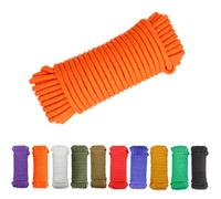 Avtytsda Corde en nylon mât de drapeau en polypropylène Corde à linge Camping Utilitaire Idéal pour cravate, tirer, escalader, nœud tout usage 8 mm x 20 m