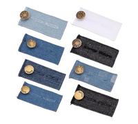 AVUELOI Rallonge Bouton Pantalon, 8 Pièces, Elargisseur Pantalon Réglable, Extensions de Taille élastiques, Détachable, pour Grossesse et Variations de Poids