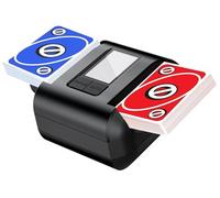 AVUMDA Mélangeur de Cartes Automatique, Mélangeur de Carte pour 1-2 Ponts Mode Auto et Manuel Rechargeable 2000 mAh Faible Bruit pour Poker, UNO, Blackjack, Skip-Bo, Phase 10, Texas Hold'em, Belote
