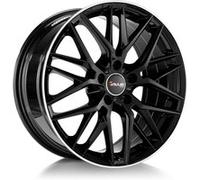 AVUS RACING AF19 black polished lip 8.0Jx18 5x112 ET35