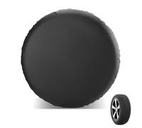 Avutrel 13"-16" Housse de Roue de Secours, Ajustement Universel, en Cuir Souple PVC, imperméable et résistant à la poussière, Sacs de Rangement pour pneus de Jeep, SUV