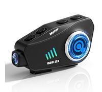 Avutrel Écouteur Moto avec Dashcam BT5.0, Caméra 1080P 32Go WiFi, Intercom Duo 1000m, Batterie 1500mAh Longue autonomie, Réduction de Bruit CVC, IPX6 étanche et Commande vocale