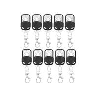AVXGSONI Butée De Porte Avant Ouvre-porte de Garage télécommandé 433MHZ, duplicateur télécommande, apprentissage du Clone, Code roulant, clé voiture(10PCS)