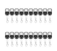 AVXGSONI Butée De Porte Avant Ouvre-porte de Garage télécommandé 433MHZ, duplicateur télécommande, apprentissage du Clone, Code roulant, clé voiture(20PCS)