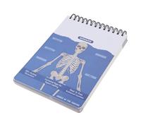 AVZYARDY Carnet d’atlas d’anatomie et de physiologie, plus de 100 illustrations en couleurs complètes du corps humain, guide d’étude anatomique, cahier d’entraînement à l’étiquetage effaçable