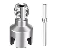 AVZYARDY Clé à molette multifonction 4-en-1, version améliorée 2026, clé à pipe d'eau et fileteuse intégrée pour tuyaux avec raccords internes et externes, outil de perçage universel pour tuyaux PVC