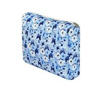 AVZYARDY Ensemble de Sacs de Maquillage rembourrés en Coton Floral, Pochette de Soin matelassée Portable à capacité, Petits Sacs de Toilette de pour Femmes