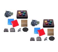 AVZYARDY Gonggi Korean Game, Gonggi Jack Stone Pebbles Set, Gonggi-Jeu Traditionnel Coréen - Jebi chagi, Gong-gi, Biseokchigi, Paeng-y, DDAKJI - for for Squid Game Ventilateur