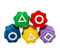 AVZYARDY Jeu coréen Traditionnel Gonggi, Ensemble de Jeu DDAKJI, pour 2 à 4 Joueurs, Âge Recommandé à partir de 3 Ans