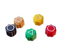 AVZYARDY Jeu de Jeu Traditionnel Amusant Gonggi Jack Stone Pebbles Set Main Oeil Coordination Jouet d'entraînement Gonggi Set pour Jeux de Famille (A)