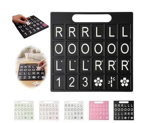 AVZYARDY Planche d'entraînement Solo pour Mahjong, Aide stratégique 3D imprimée américaine avec 24 emplacements, Portable pour Apprendre Les Motifs de tuiles et pratiquer la stratégie pour débutants