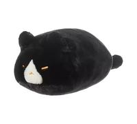 AVZYARDY PoufChatron Plush Jouet en Peluche Mignon Chat Roux, Oreiller Confortable pour Sieste, Décoration Chambre Adorable pour Enfants et Adultes, Idée Cadeau Anniversaire