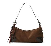 AVZYARDY Sac Bandoulière en Faux Daim pour Femmes, Sac Hobo en Croissant Doux avec Grande Bandoulière, Sac à Main à Poignée Haut pour Travail, Voyage & Tenues Quotidiennes