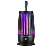 AVZYARDY Tapette à moustiques électrique Piège à Mouches électrique Rechargeable par USB avec veilleuse Piège à Insectes Lanterne de Camping pour Camping en terrasse dans Le Jardin